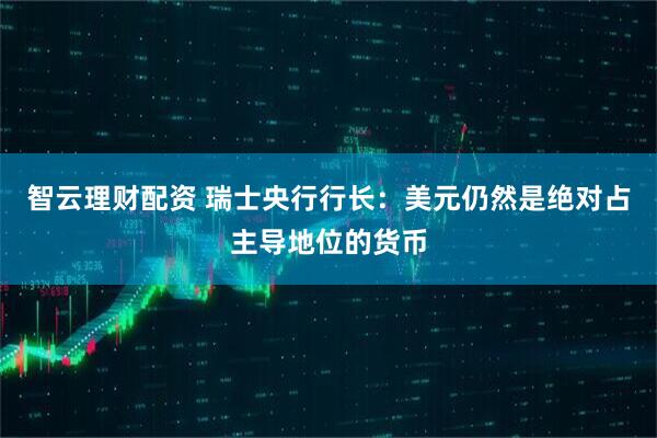 智云理财配资 瑞士央行行长：美元仍然是绝对占主导地位的货币